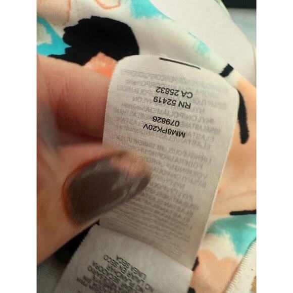 VTG Maxine Of Hollywood 14 Retro Inspired Floral One Piece Bathing Suit Pinup - Picture 10 of 12